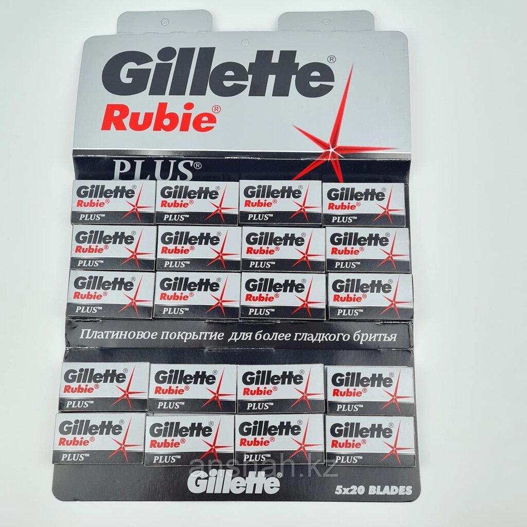Лезвия для бритья "Gillette", 5 лезвий от компании ИП Оптовая компания Anshah - фото 1