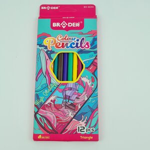 Цветные карандаши "Braden", 12 шт в Алматы от компании ИП Оптовая компания Anshah