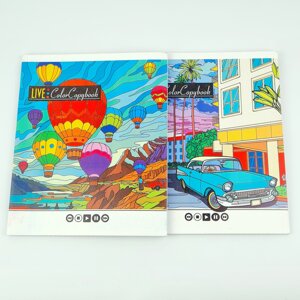 Тетрадь в клетку, формат А-5, 36 листов, цветная обложка в Алматы от компании ИП Оптовая компания Anshah
