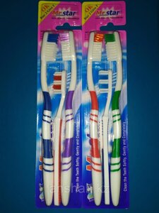Набор зубных щёток "Mr. Star" в Алматы от компании ИП Оптовая компания Anshah
