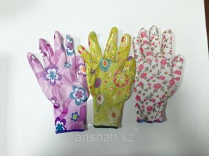 Прорезиненные перчатки Цветочек (960 шт)