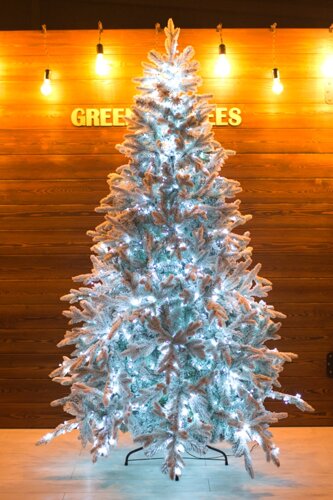 Искусственная елка заснеженная световая Россо 1.8 м