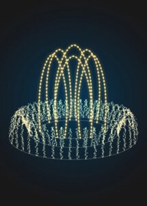 Светодинамический фонтан Струи - FON 9-2