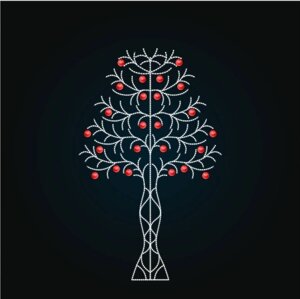 Светодиодное дерево - Яблоня 2 метра - SP 18