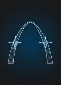 Световая арка с Сириусами - 3D GR 28