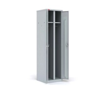 Двухсекционный металлический шкаф для одежды ШРМ-22-800