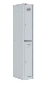 Односекционный металлический шкаф для одежды ШРМ-12, 2 отделения