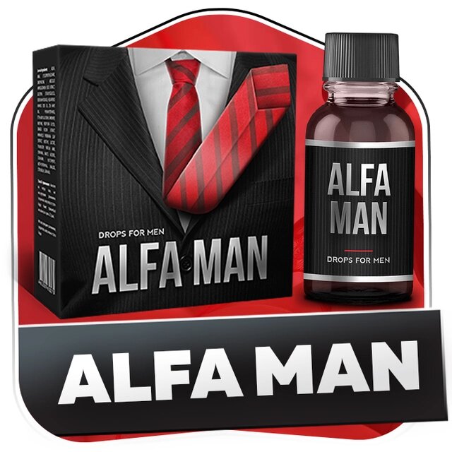 Alfa Man 25 мл от компании Оптовая компания "Sex Opt" - фото 1