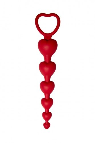Анальная цепочка Love Beam (бордовый) от компании Оптовая компания "Sex Opt" - фото 1