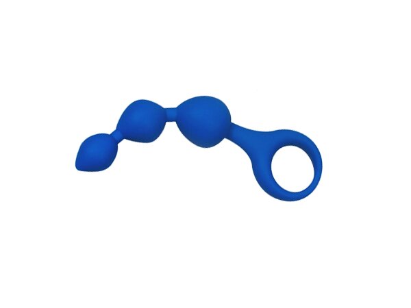 Анальная цепочка Triball синяя от Alive от компании Оптовая компания "Sex Opt" - фото 1