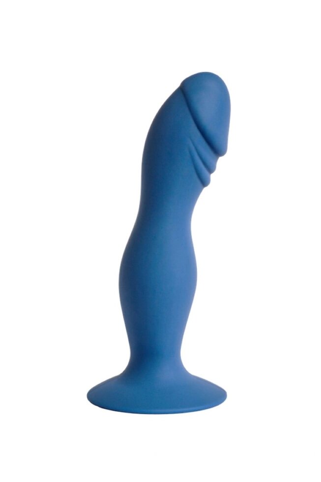 Анальная пробка Hercules (цвет кобальт, размер M) от компании Оптовая компания "Sex Opt" - фото 1