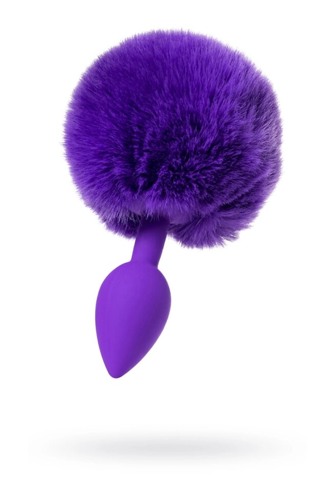 Анальная втулка с хвостом ToDo by Toyfa Sweet bunny фиолетовая от компании Оптовая компания "Sex Opt" - фото 1