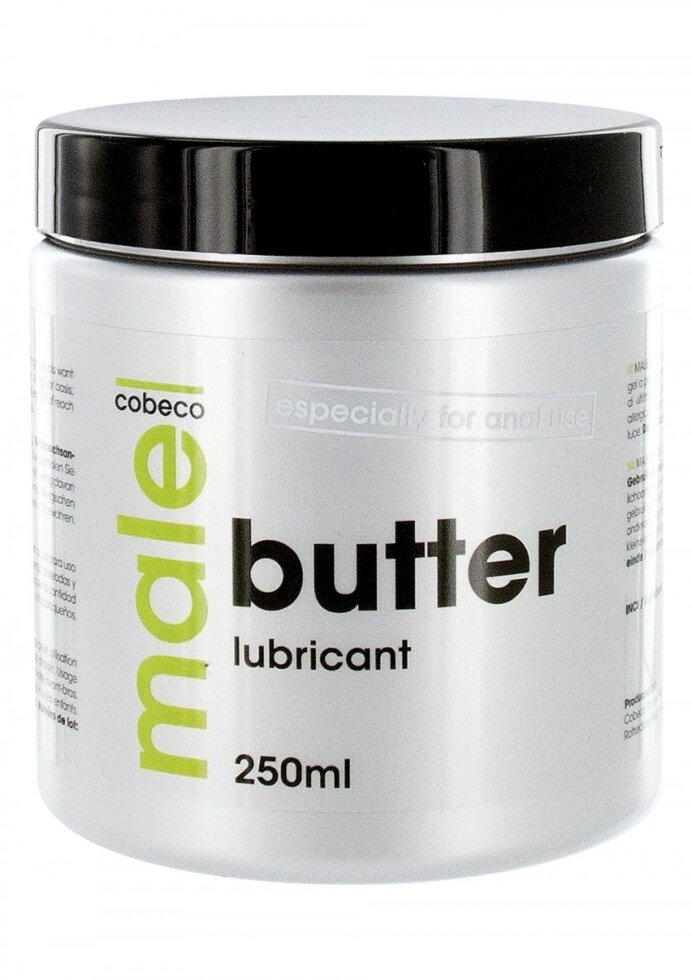 Анальный лубрикант Cobeco - Male Butter Lubricant - 250 мл. от компании Оптовая компания "Sex Opt" - фото 1