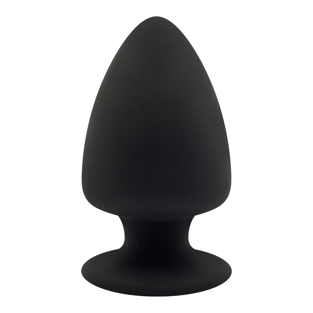 Анальный плаг черный  MODEL 1 от SILEXD (L: 13*7,2 см.) от компании Оптовая компания "Sex Opt" - фото 1