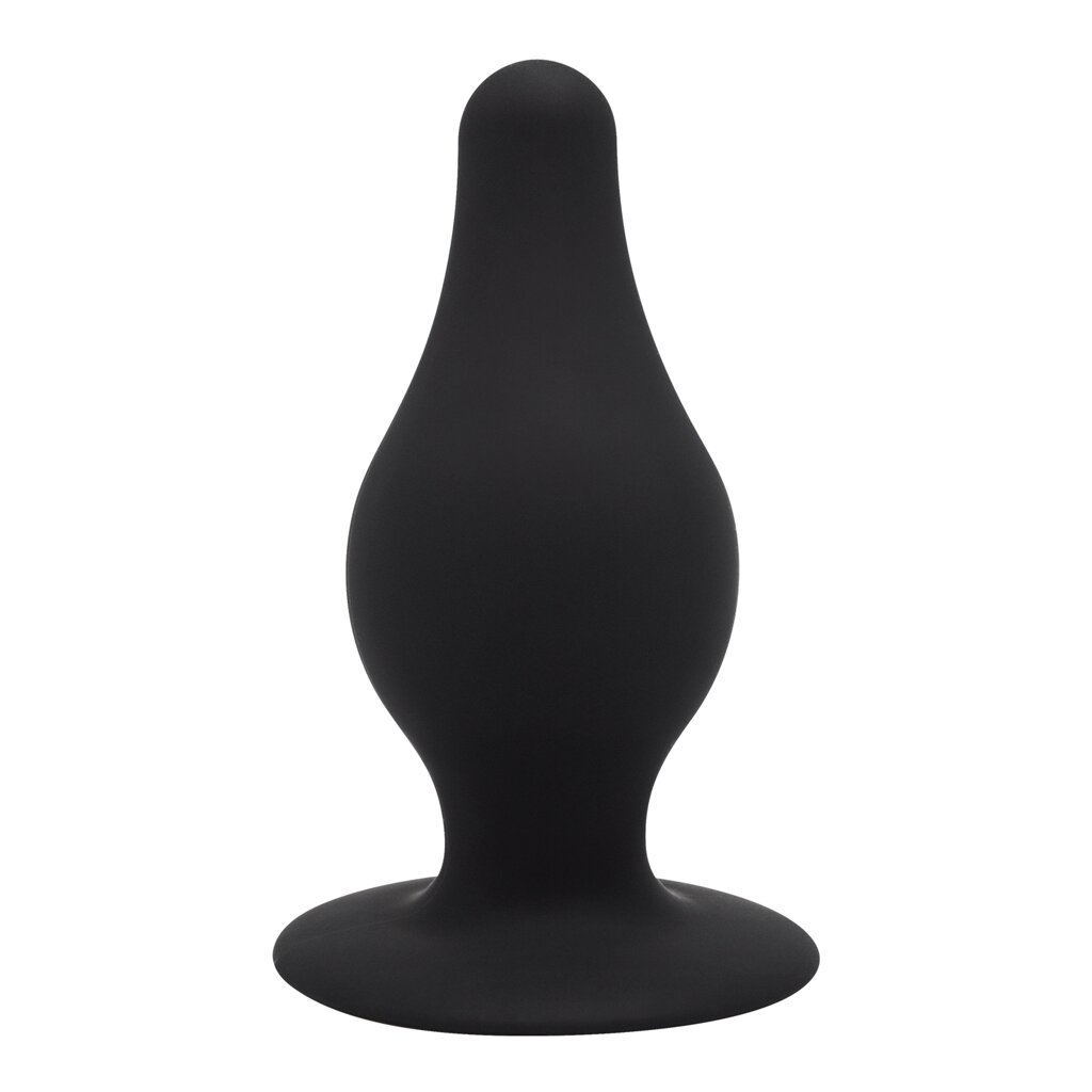 Анальный плаг черный  MODEL 2 от SILEXD (L: 10,2*4,5 см.) от компании Оптовая компания "Sex Opt" - фото 1