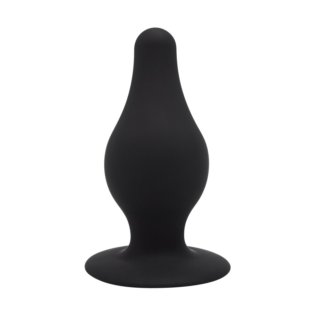 Анальный плаг черный  MODEL 2 от SILEXD (M: 9,3*3,5 см.) от компании Оптовая компания "Sex Opt" - фото 1