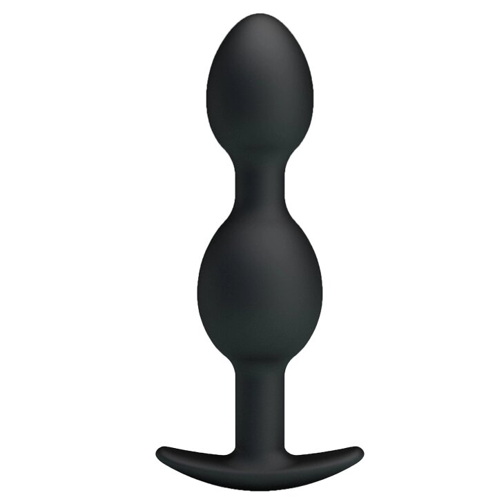 Анальный стимуялтор с металлическими шариками от компании Оптовая компания "Sex Opt" - фото 1