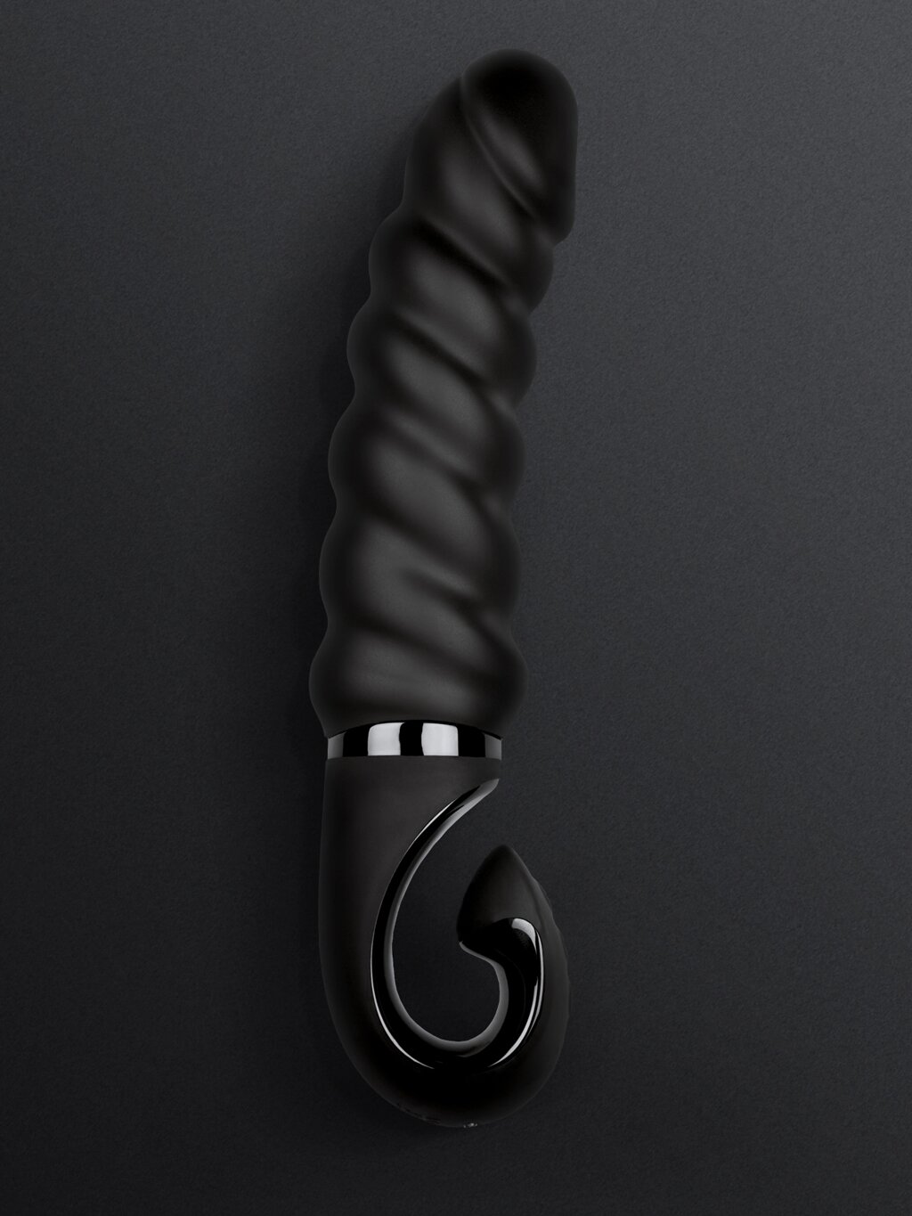 Анатомический витой вибратор Gvibe Gjack 2 черный (22*3.7 см.) от компании Оптовая компания "Sex Opt" - фото 1