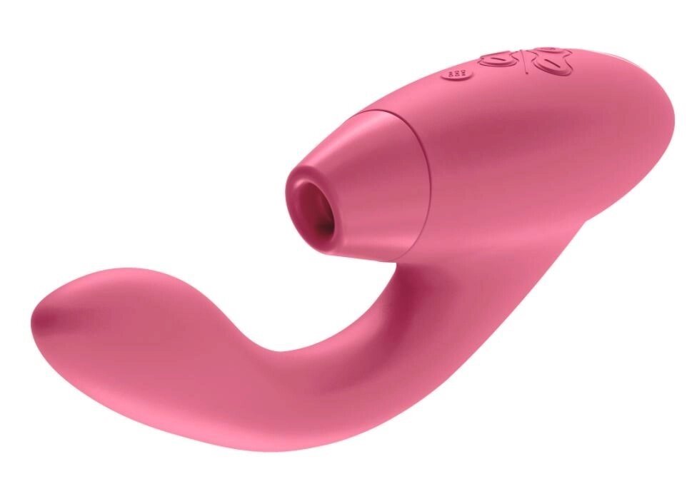 Бесконтактный клиторальный стимулятор Womanizer Duo розовый от компании Оптовая компания "Sex Opt" - фото 1