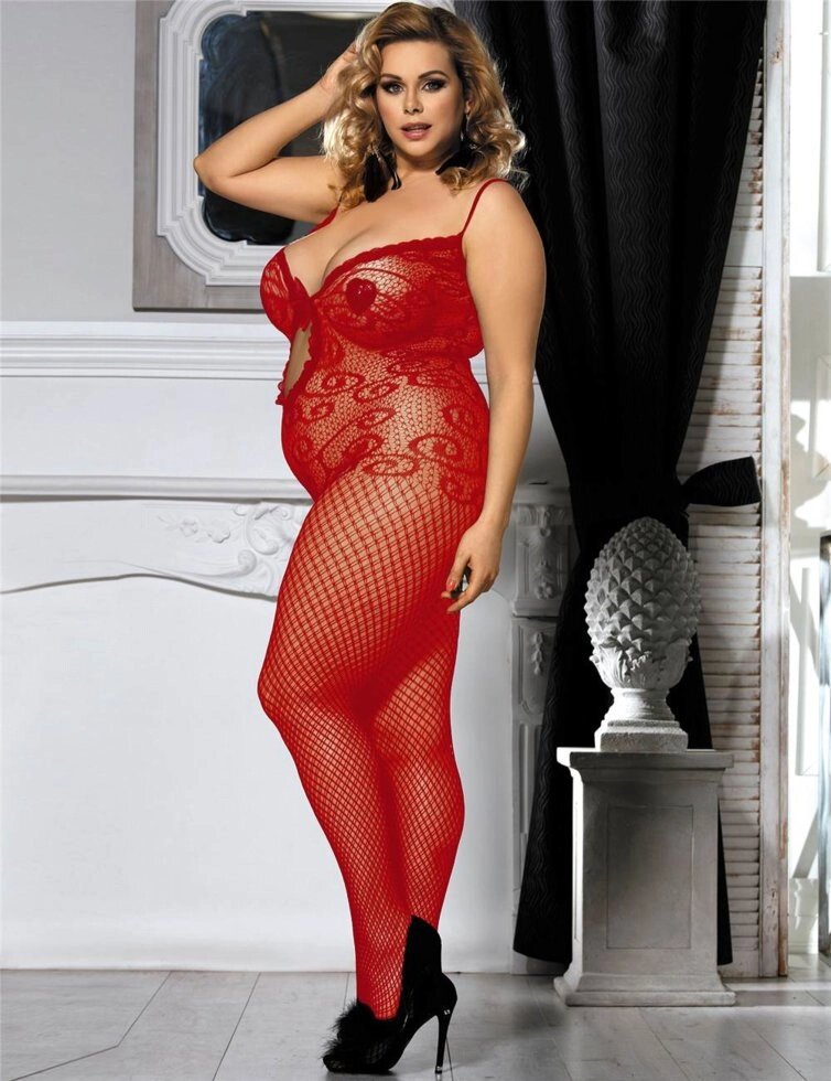 Бодисетка Scarlett (красный, размер XL) от компании Оптовая компания "Sex Opt" - фото 1