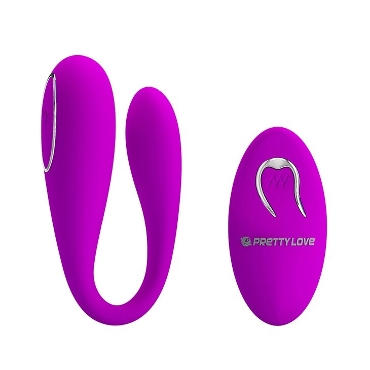 Cтимулятор для пар "Algernon" 12 режимов фиолетовый от компании Оптовая компания "Sex Opt" - фото 1