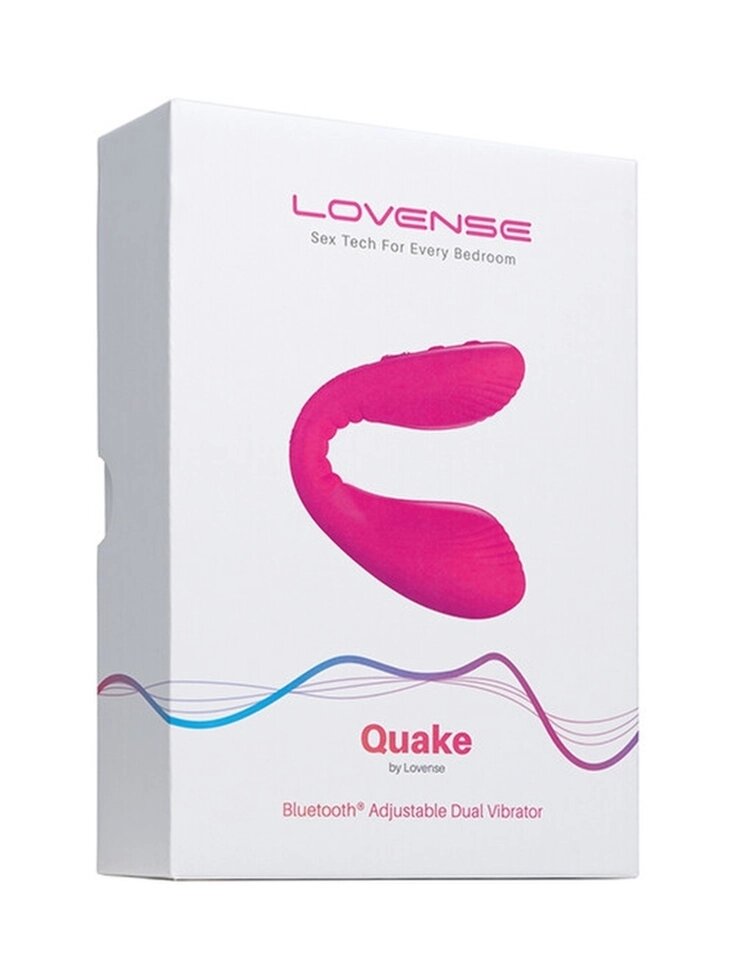 Двойной смарт вибратор Lovense Dolce (ранее Quake) от компании Оптовая компания "Sex Opt" - фото 1