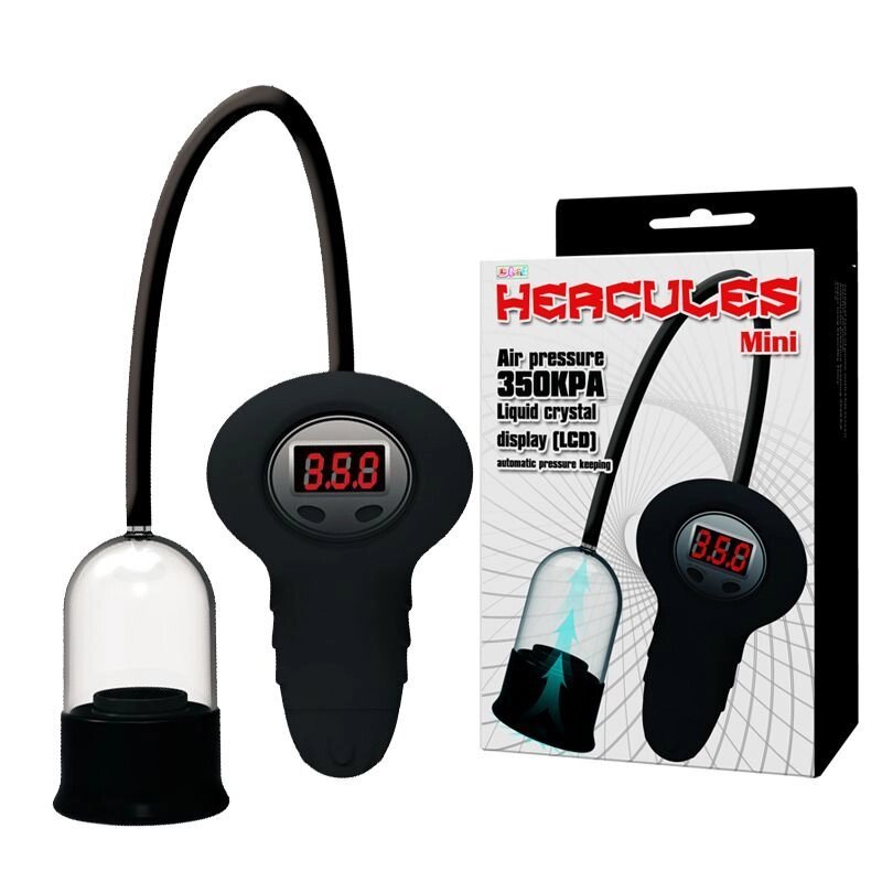 Электропомпа для головки полового члена "HERCULES mini" от компании Оптовая компания "Sex Opt" - фото 1