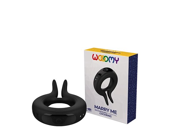 Эрекционное кольцо Marry Me от WOOOMY (9,3 * 3 см.) от компании Оптовая компания "Sex Opt" - фото 1