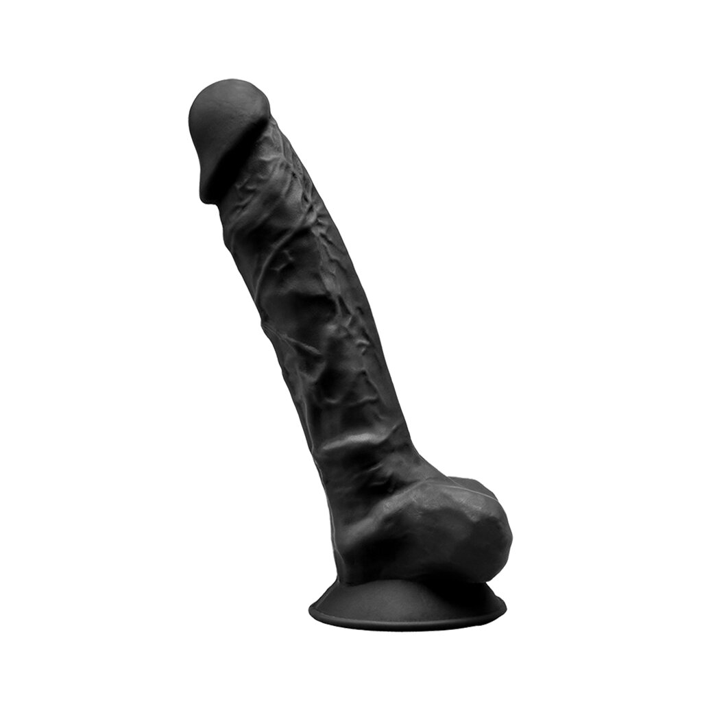 Фаллоимитатор с двойной плотностью Model 1 от SILEXD черный (20,5*4,5 см.) от компании Оптовая компания "Sex Opt" - фото 1