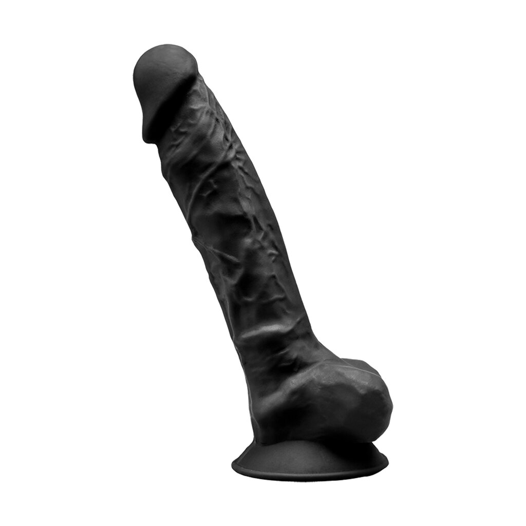 Фаллоимитатор с двойной плотностью Model 1 от SILEXD черный (23*4,7 см.) от компании Оптовая компания "Sex Opt" - фото 1
