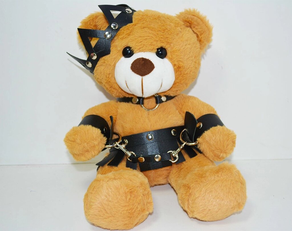 Фетиш медведь с короной (игрушка) от компании Оптовая компания "Sex Opt" - фото 1