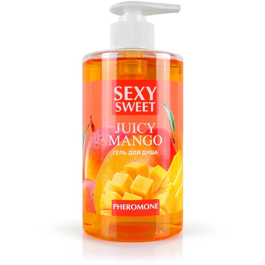 Гель для душа JUICY MANGO с феромонами 430 мл. от компании Оптовая компания "Sex Opt" - фото 1