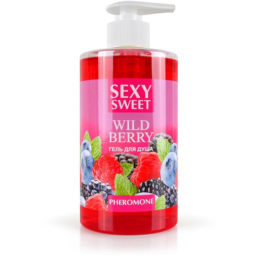 Гель для душа WILD BERRY с феромонами 430 мл. от компании Оптовая компания "Sex Opt" - фото 1