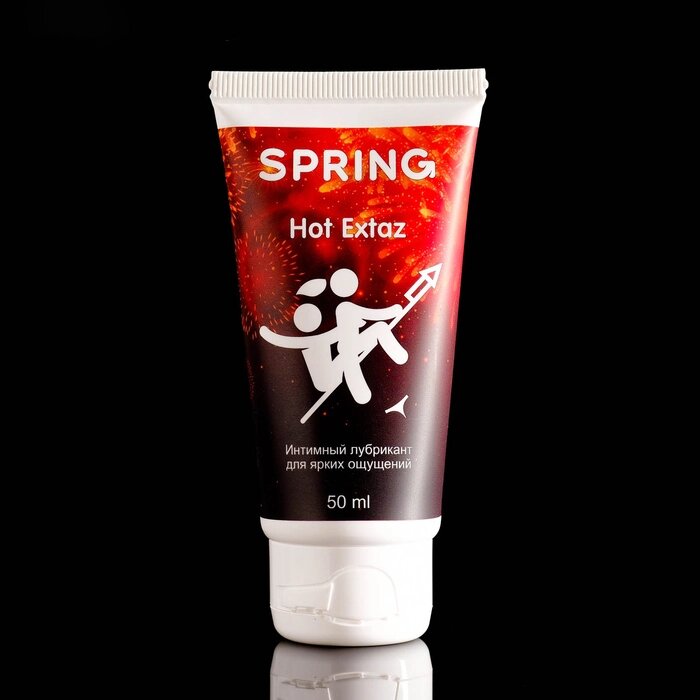 Гель-лубрикант Spring Hot Extaz согревающий (50 мл.) от компании Оптовая компания "Sex Opt" - фото 1