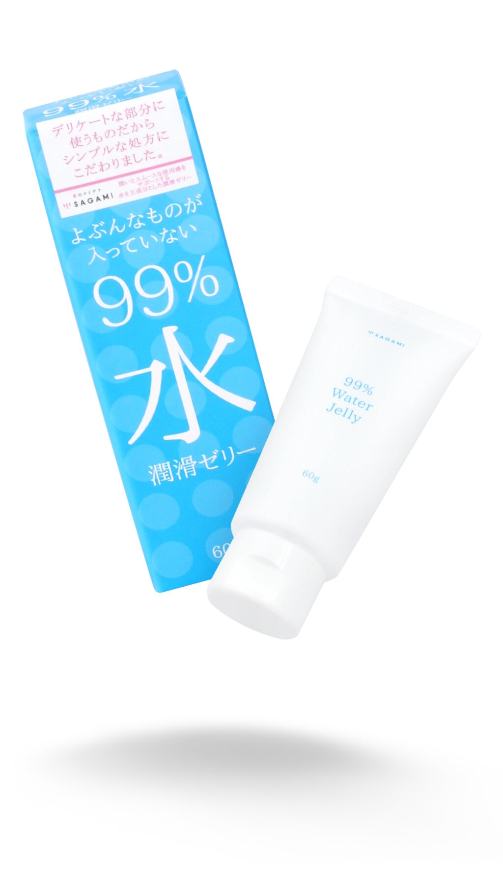 Гель-смазка Sagami 99% Water Gel (60 гр.) от компании Оптовая компания "Sex Opt" - фото 1