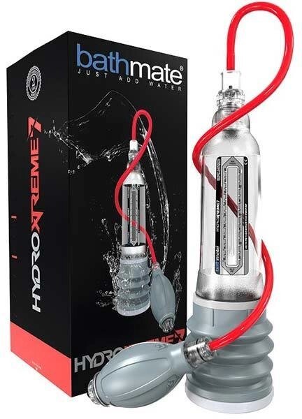 Гидропомпа BATHMATE - HYDROXTREME-7 CRYSTAL (Прозрачная) от компании Оптовая компания "Sex Opt" - фото 1