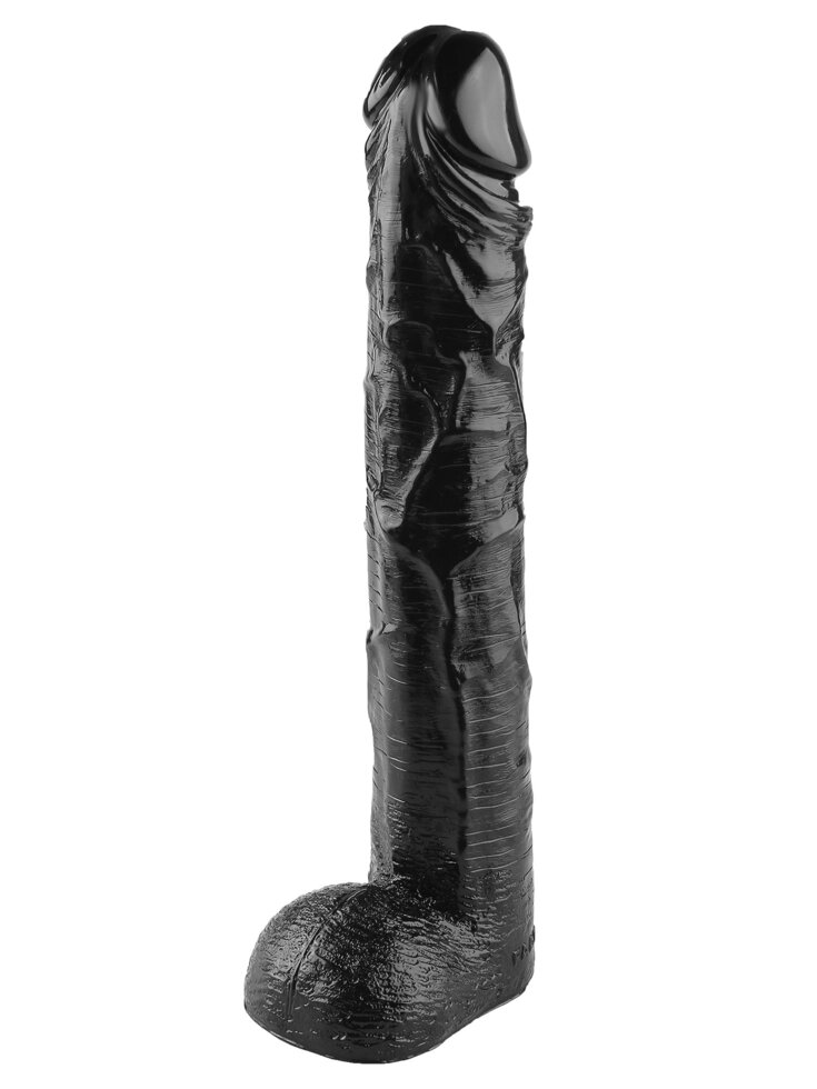 Гигантский фаллоимитатор (45,5*7,7) черный от компании Оптовая компания "Sex Opt" - фото 1