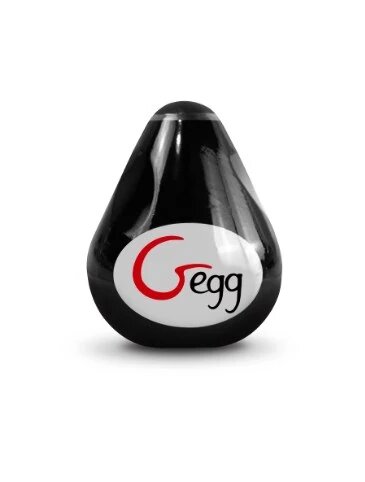 Gvibe Gegg Black - яйцо-мастурбатор, 6.5х5 см. черный от компании Оптовая компания "Sex Opt" - фото 1