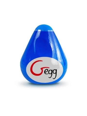 Gvibe Gegg Blue - яйцо-мастурбатор, 6.5х5 см. голубой от компании Оптовая компания "Sex Opt" - фото 1