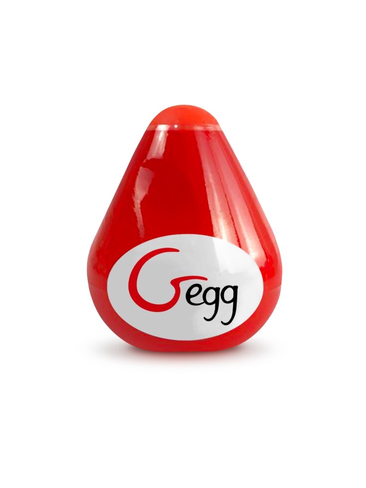 Gvibe Gegg Red - яйцо-мастурбатор, 6.5х5 см. красный от компании Оптовая компания "Sex Opt" - фото 1
