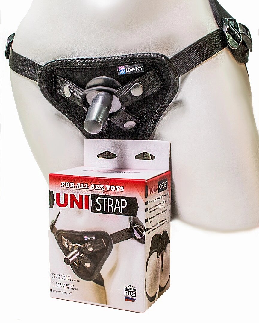 Harness UNI strap с корсетом от компании Оптовая компания "Sex Opt" - фото 1