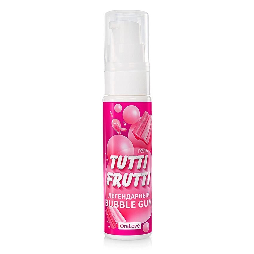 Интимный гель TUTTI-FRUTTI BUBBLE GUM 30 г. от компании Оптовая компания "Sex Opt" - фото 1