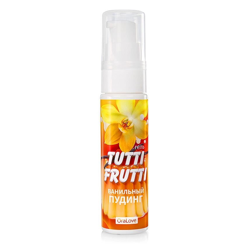 Интимный гель TUTTI-FRUTTI ванильный пудинг 30 г. от компании Оптовая компания "Sex Opt" - фото 1