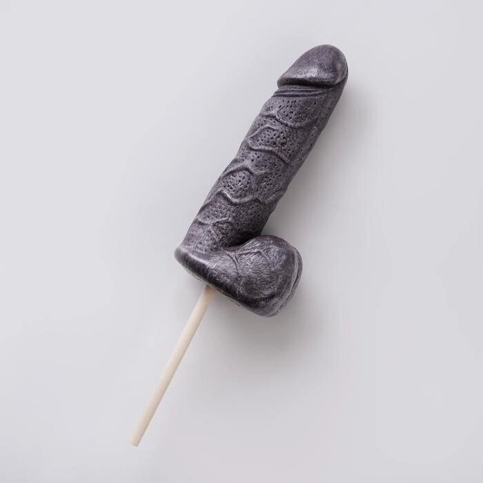 Карамель на палочке «Мега Мистер» чёрный, 140 г от компании Оптовая компания "Sex Opt" - фото 1