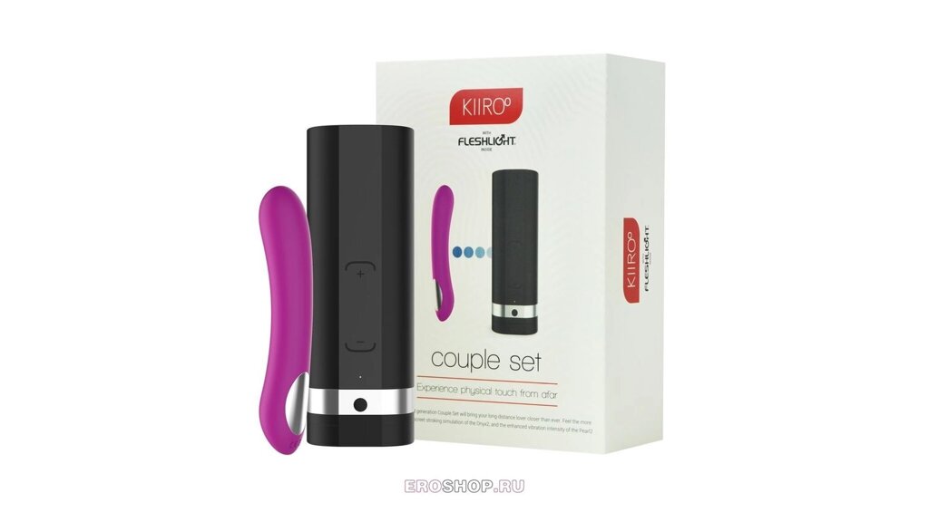 KIIROO Набор для секса на расстоянии (Мастурбатор Onyx 2 +Вибратор Pearl) Фиолетовый от компании Оптовая компания "Sex Opt" - фото 1