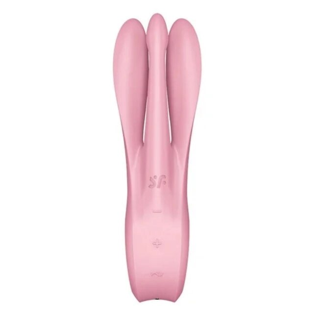 Клиторальный вибростимулятор Satisfyer Threesome 1 розовый от компании Оптовая компания "Sex Opt" - фото 1