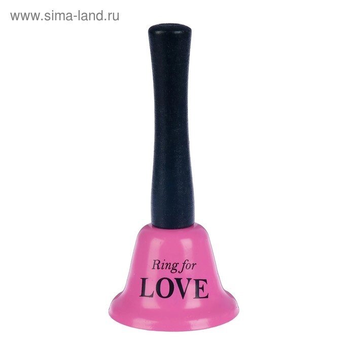 Колокольчик настольный "Ring for a love", 5х5х12.5 см от компании Оптовая компания "Sex Opt" - фото 1