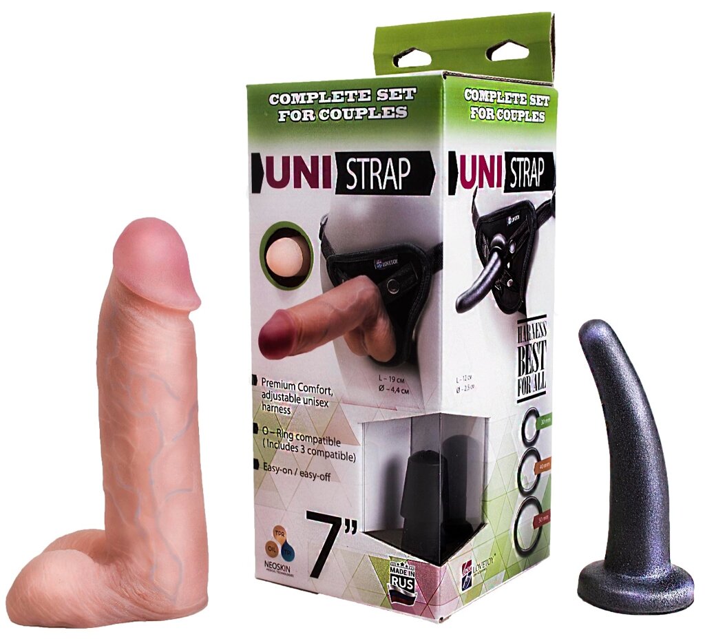 Комплект UNI strap 7" Harness best of all от компании Оптовая компания "Sex Opt" - фото 1
