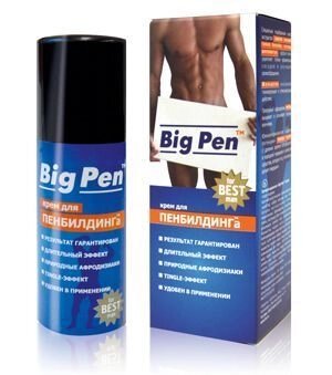 Крем "Big Pen" для увеличения члена 50мл от компании Оптовая компания "Sex Opt" - фото 1