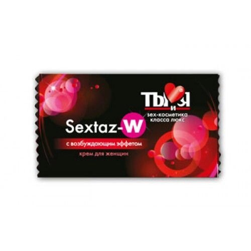 КРЕМ "Sextaz-W" для женщин одноразовая упаковка 1,5г от компании Оптовая компания "Sex Opt" - фото 1